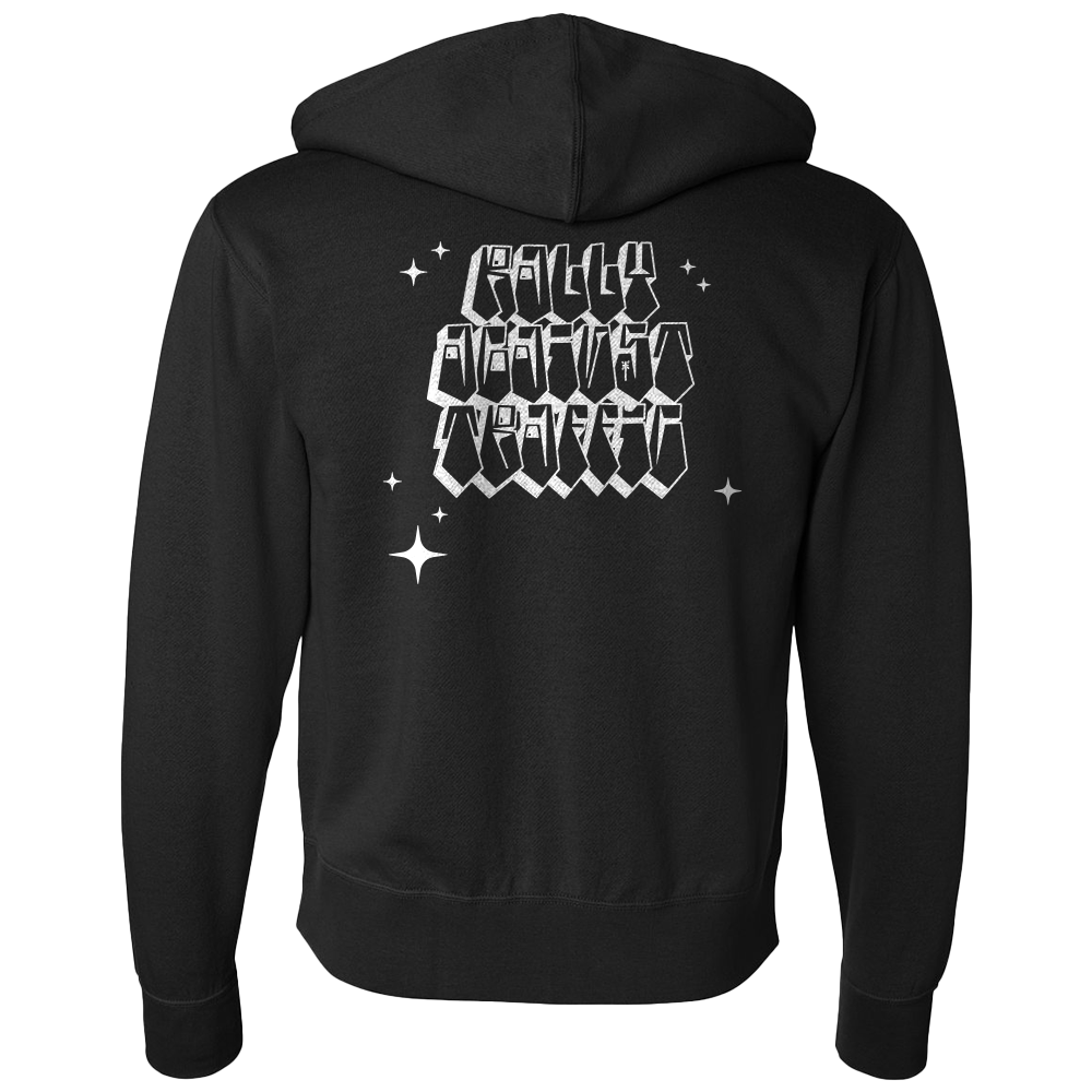Graffiti Against Traffic Zip Hoodie