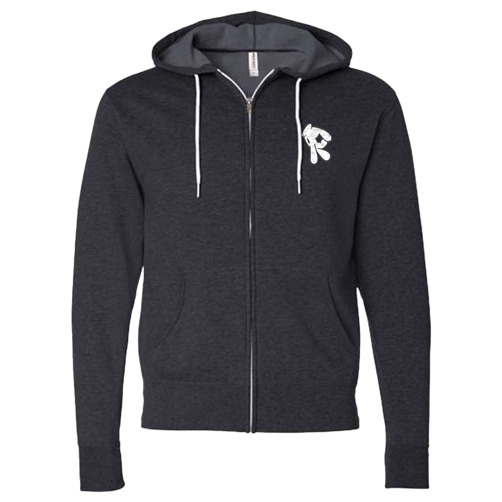 Calvin Cat Against Traffic Zip Hoodie