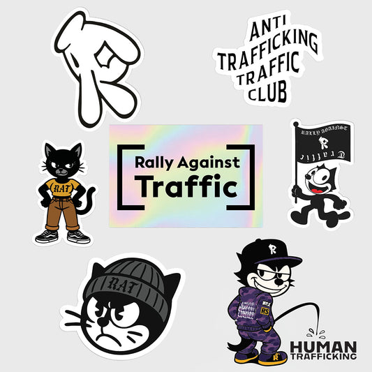 Rally Against Traffic Sticker Pack